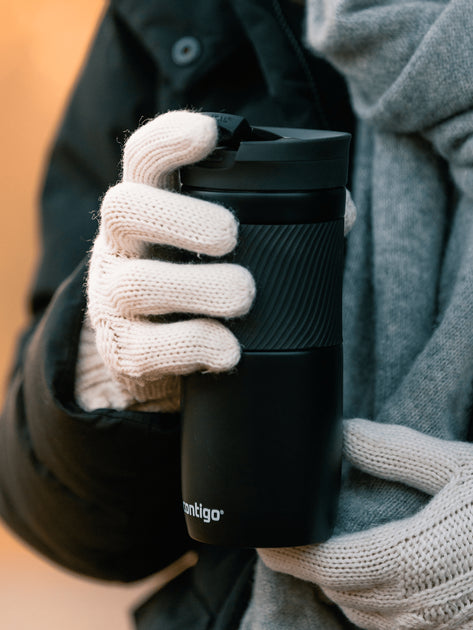 Byron SNAPSEAL 16oz Insulated Travel Mug with Leak-Proof Lid - Stainless Steel Vacuum Flask for Coffee, Tea & Hot/Cold Beverages - Perfect for Commuting, Camping & Office Use