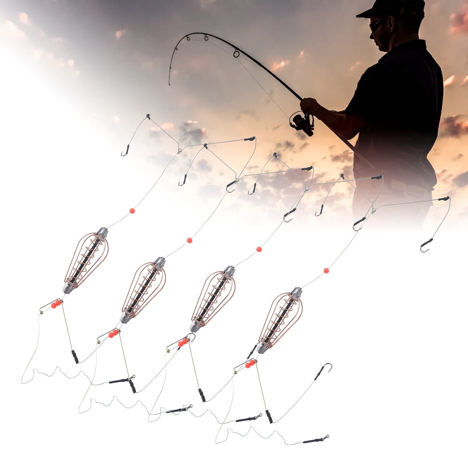 Spring Fishing Feeder & Bait Cage - Multifunctional Carp Fishing Accessory for Outdoor Enthusiasts | Perfect for Family Fishing Trips & Angling Adventures