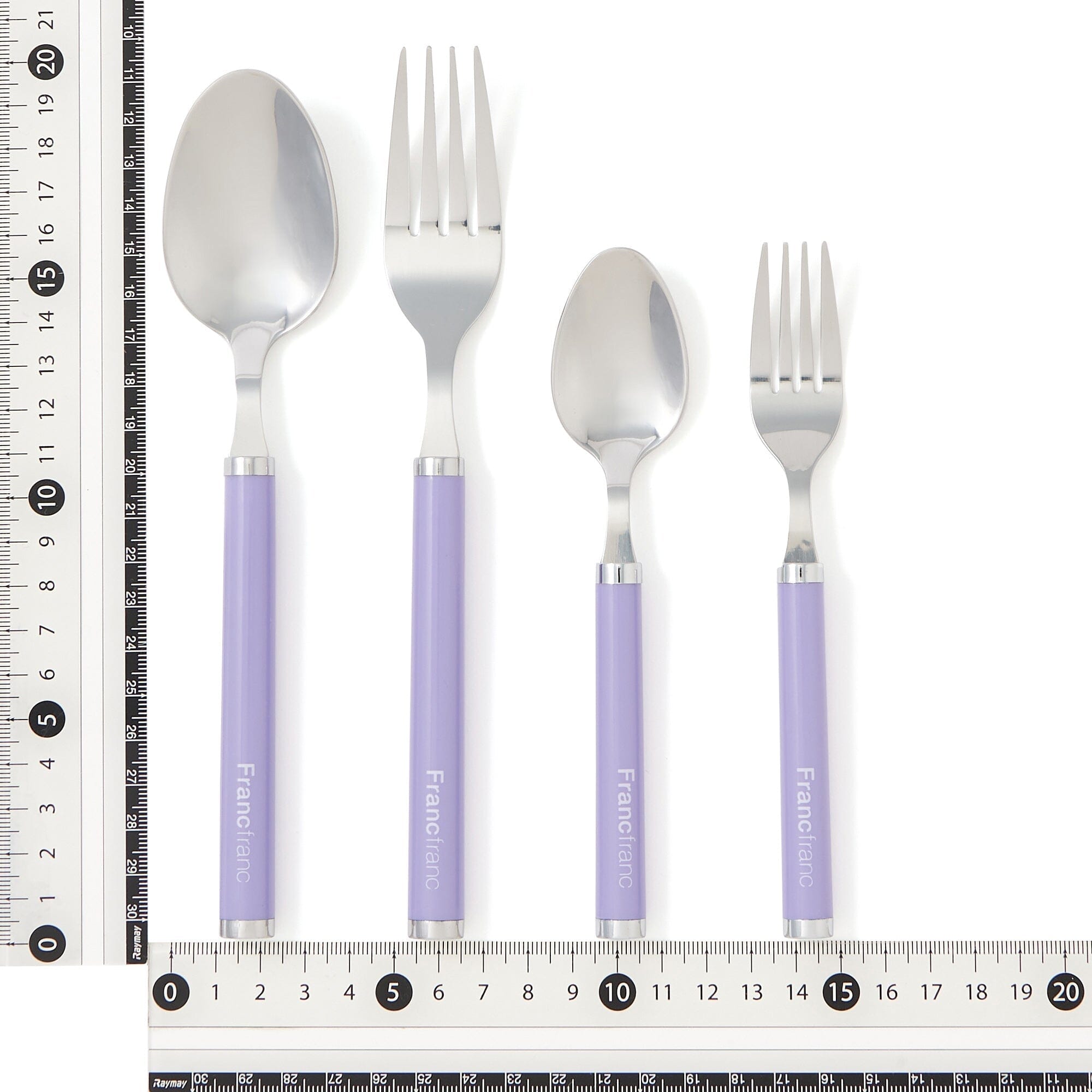 4-Piece Premium Cutlery Set with Logo - Elegant Purple Utensils for Dining, Gifts & Home Decor