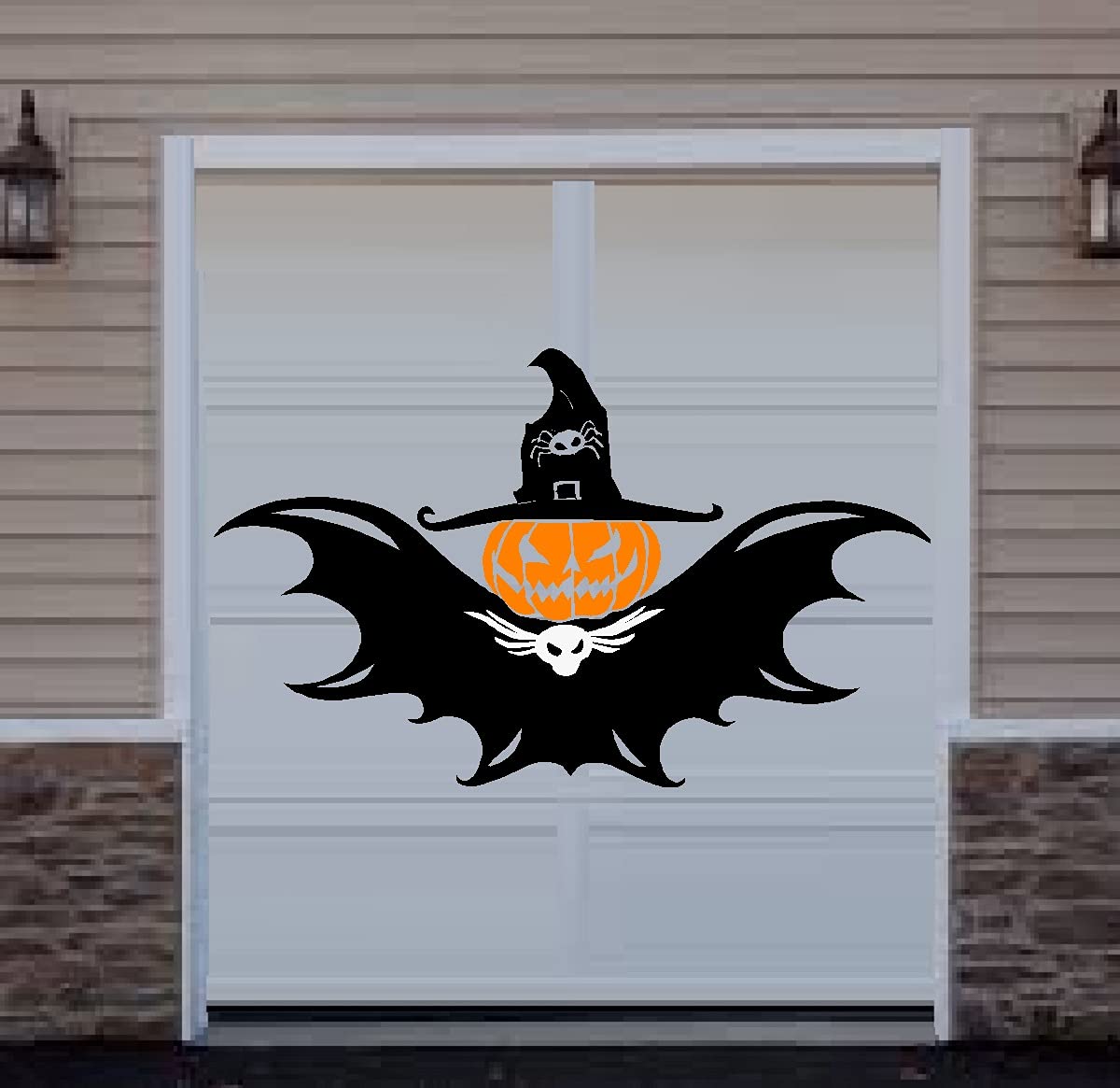 Jack-O-Bat Halloween Wall & Window Decal - Large 30