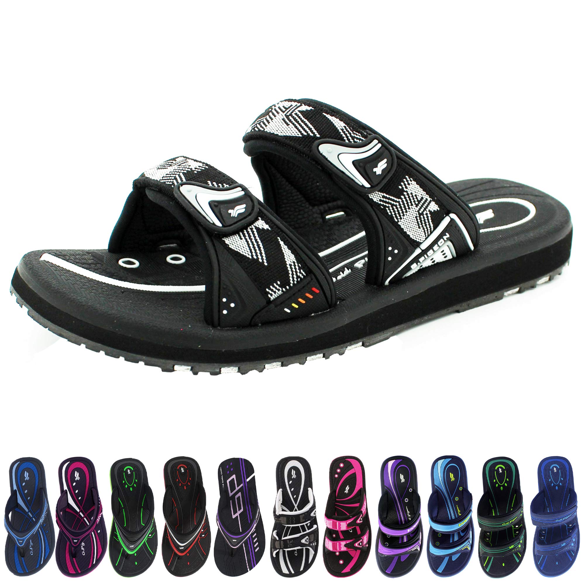 Gold Pigeon CLASSIC Unisex Slides - Comfortable Flip Flops & Sandals for Men and Women | Perfect for Beach, Pool, and Casual Wear