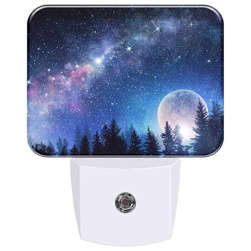 Starry Sky and Moon
