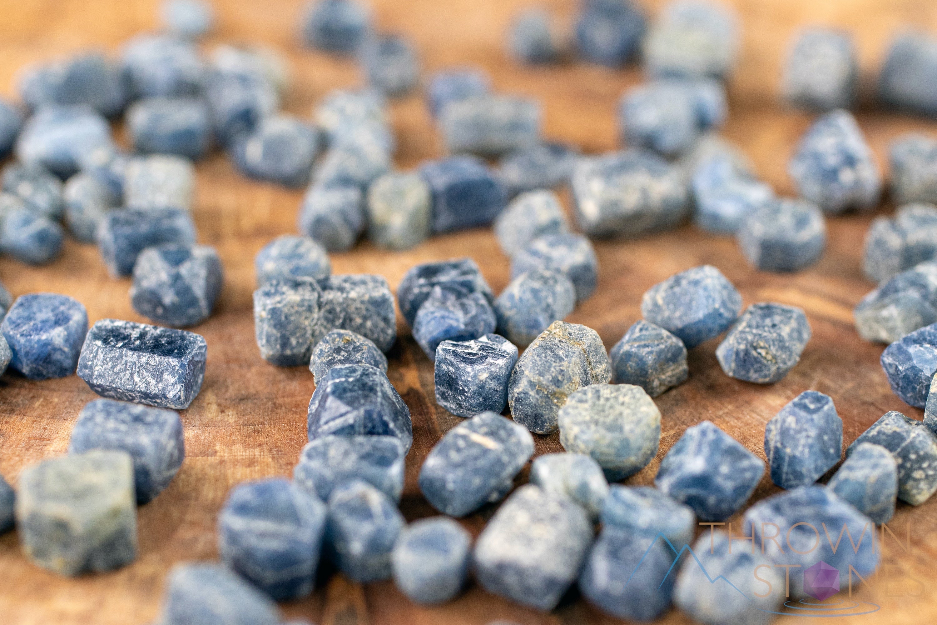 Natural Raw Blue Sapphire Crystal Chips - Small Gemstone Pieces for Jewelry Making, Birthstone Collection, Mineral Specimens (E1519) | Perfect for DIY Crafts, Healing Crystals & Mineral Displays