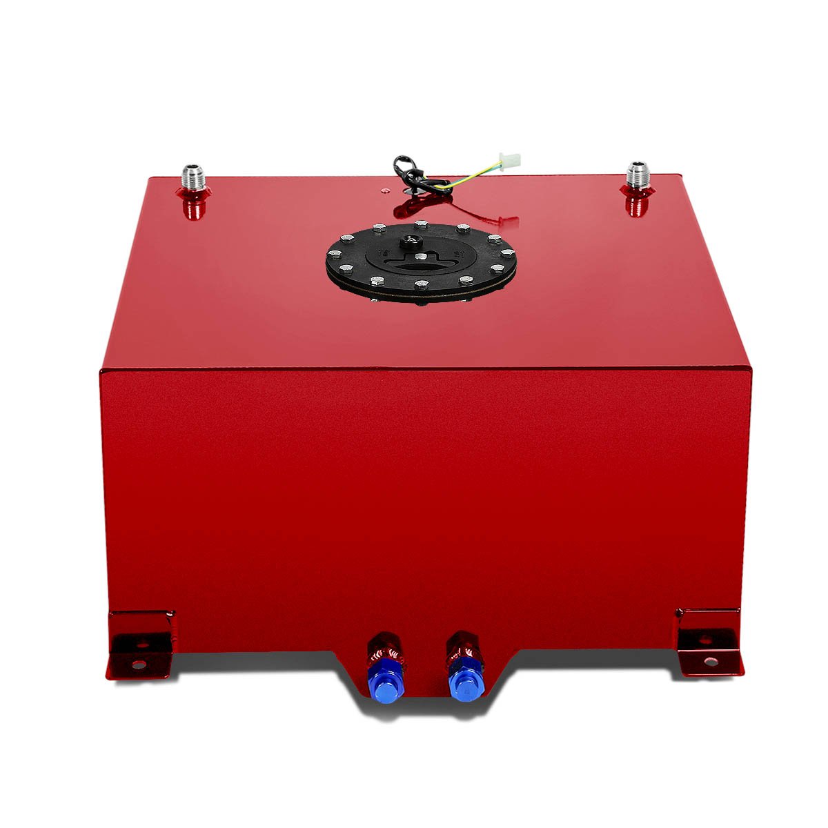 DNA MOTORING 10 Gallon Aluminum Top-Feed Fuel Cell Gas Tank - 16.5