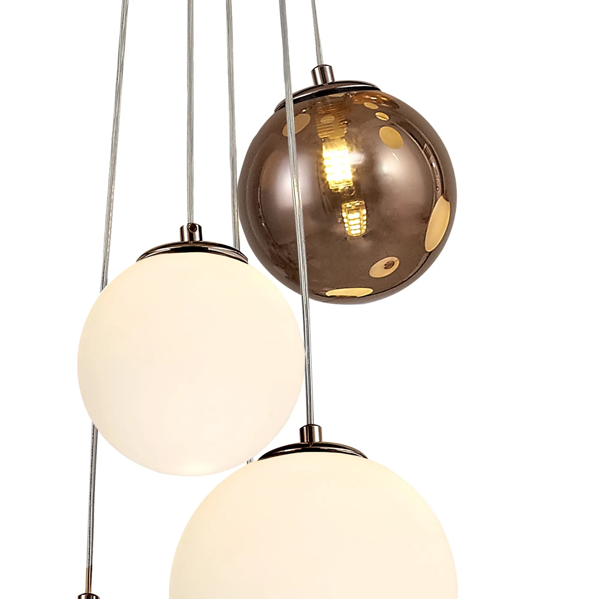 Modern Austin 5-Light Cluster Pendant with G9 Base - Elegant Ceiling Lighting for Dining Room, Kitchen Island, or Entryway