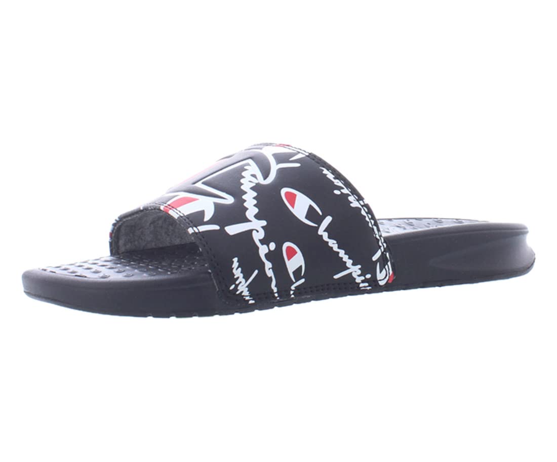 Champion Super Slide Warped Kids' Sandals - Comfortable & Durable for Outdoor Play, Beach, and Pool Activities