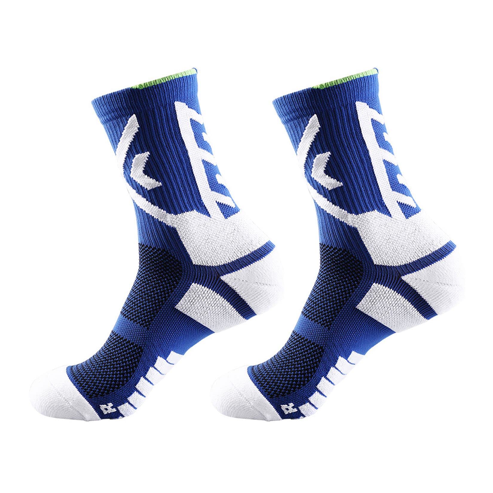 **Men's Athletic Mid Tube Socks - Breathable Sports Socks for Basketball & Running - Non-Slip Grip Technology - Ideal for Gym, Workouts & Everyday Comfort**