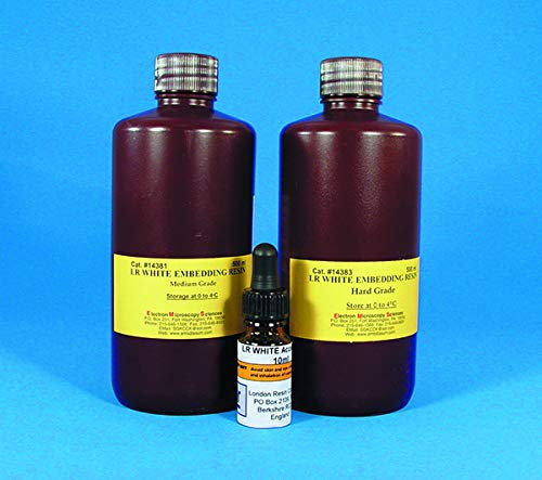 LR White Resin Medium Uncatalyzed 500ml - Premium Embedding Resin for Electron Microscopy, Biological Specimen Preparation & Scientific Research