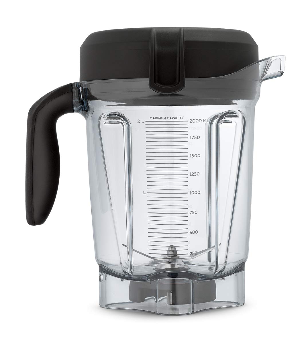 Vitamix 64oz Low-Profile Blender Container with Personal Cup Adapter - Perfect for Smoothies, Soups & Nut Butters - Ideal for Small Kitchens & Countertop Blending