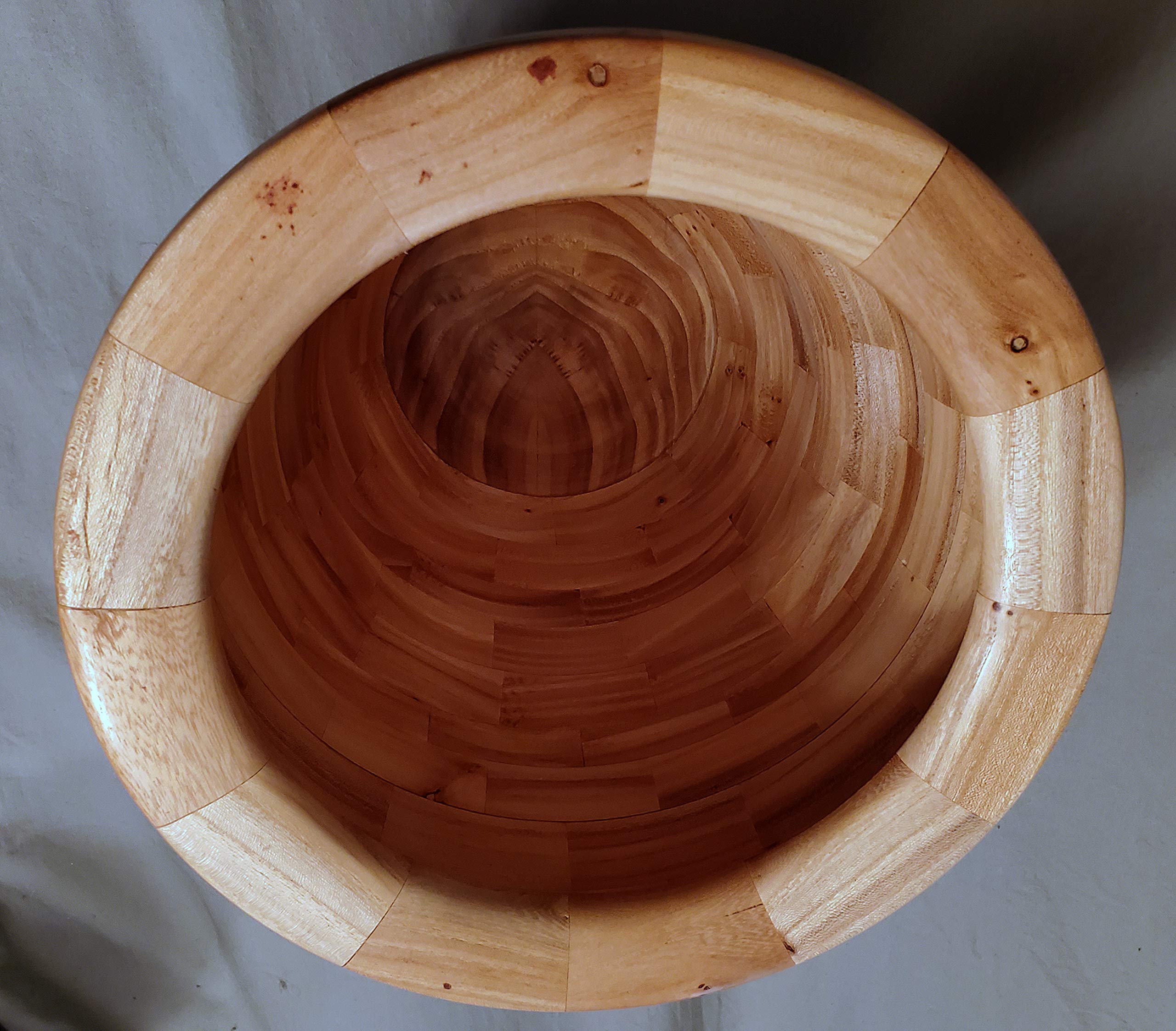 Large Handmade Wood Vase - Signed Original Artwork - Perfect for Home Decor, Wedding Centerpiece & Rustic Interior Design