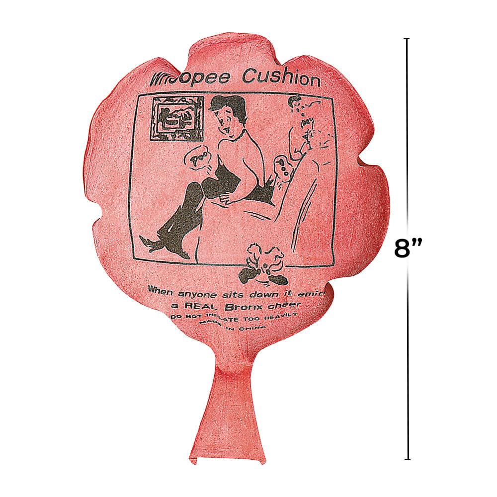 Fun Express Whoopee Cushion Pack - 12-Piece Classic Gag Toy Set for Practical Jokes & Prank Gifts - Perfect for Kids Birthday Parties, Family Gatherings & Office Pranks - Hilarious Multicolor Noise Maker for Comedy Entertainment