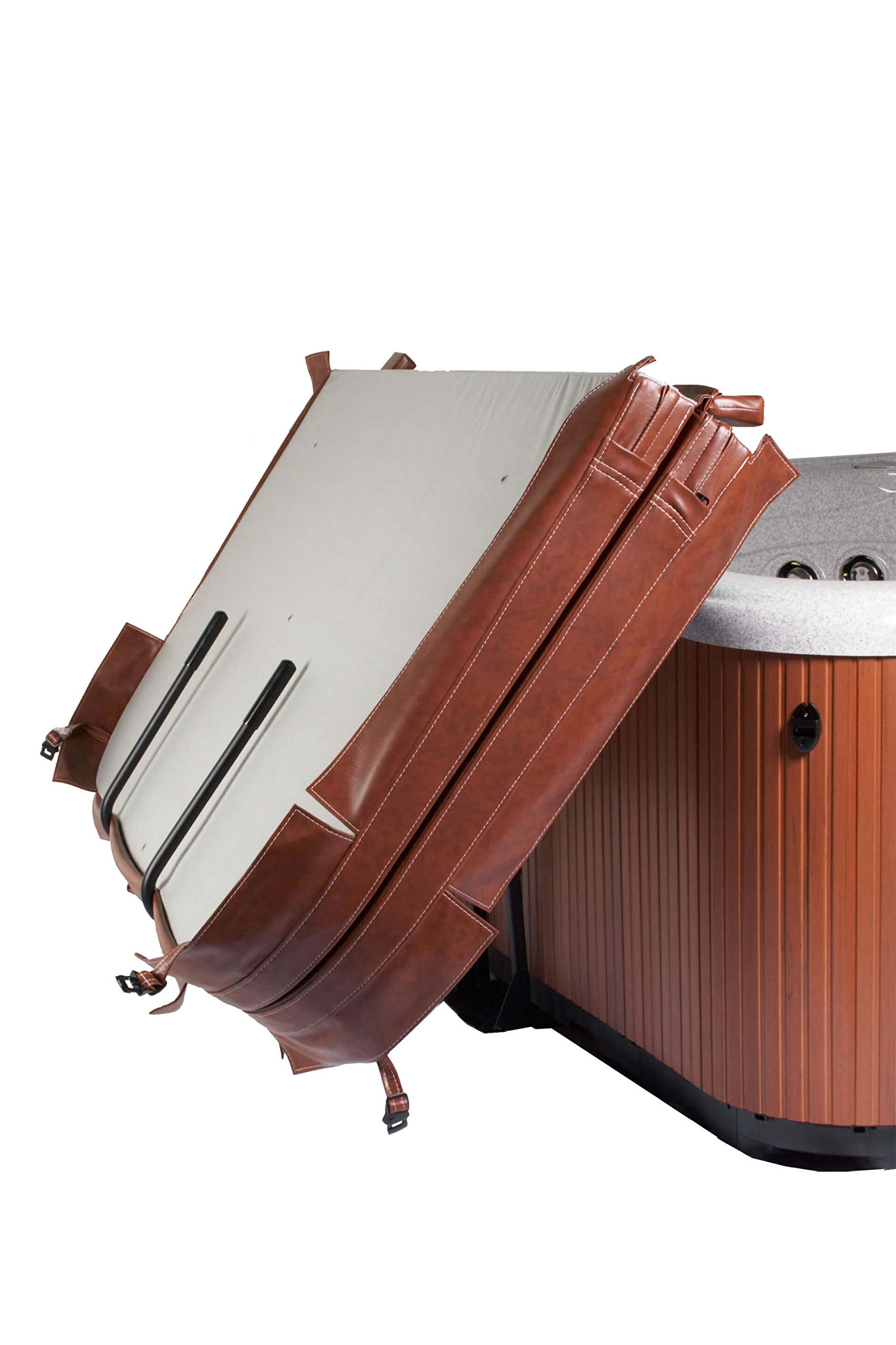 Cover Caddy Cover Valet Hot Tub Spa Cover Lifter – Heavy Duty Spa Accessory for Easy Hot Tub Cover Removal & Storage – Perfect for Backyard, Deck, or Patio Use