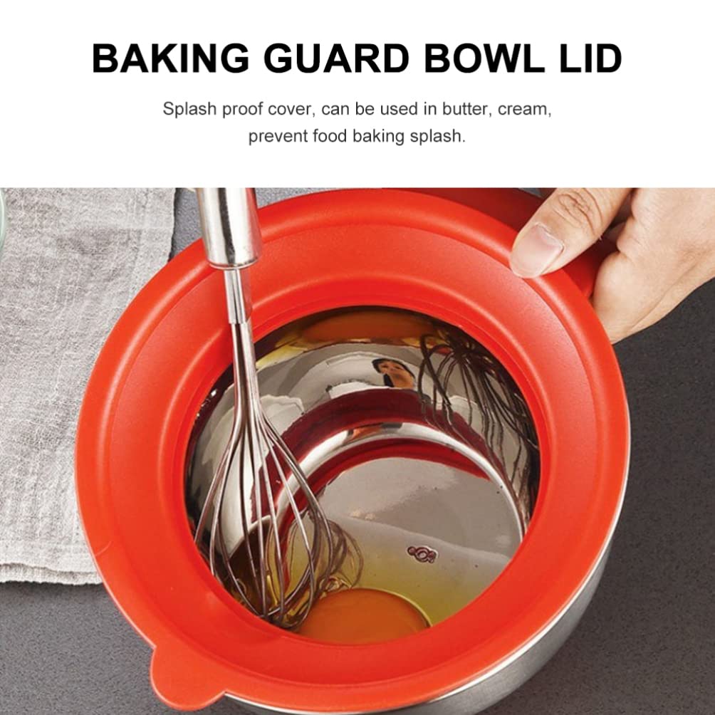 **Egg Splash Cover - Splash Proof Lid for Mixing Bowls, Egg Basin & Baking - Multi-Functional Baking Guard for Mess-Free Cooking & Baking (Perfect for Whisking Eggs, Mixing Batters & Food Prep)**