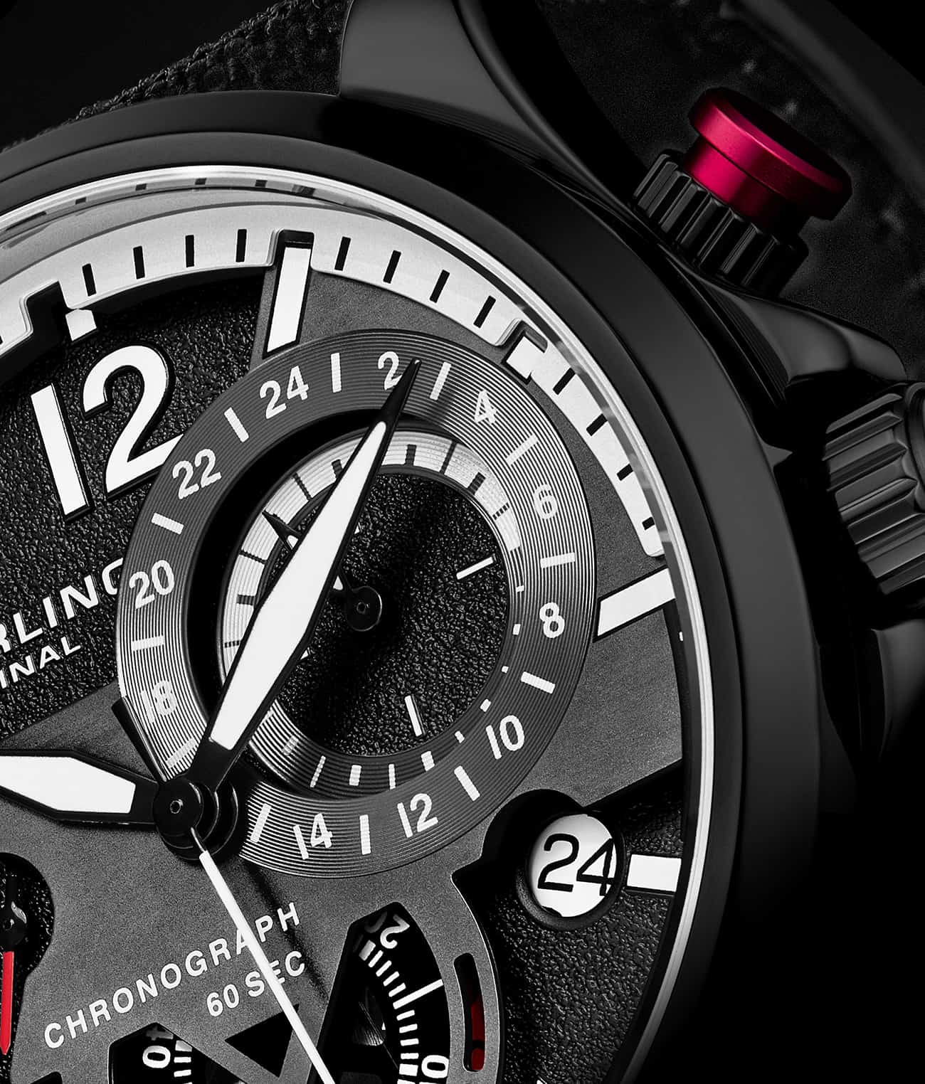 Cordura 4029 Quartz 45mm Aviator Watch - Durable Military-Grade Timepiece for Outdoor Adventures & Aviation Enthusiasts