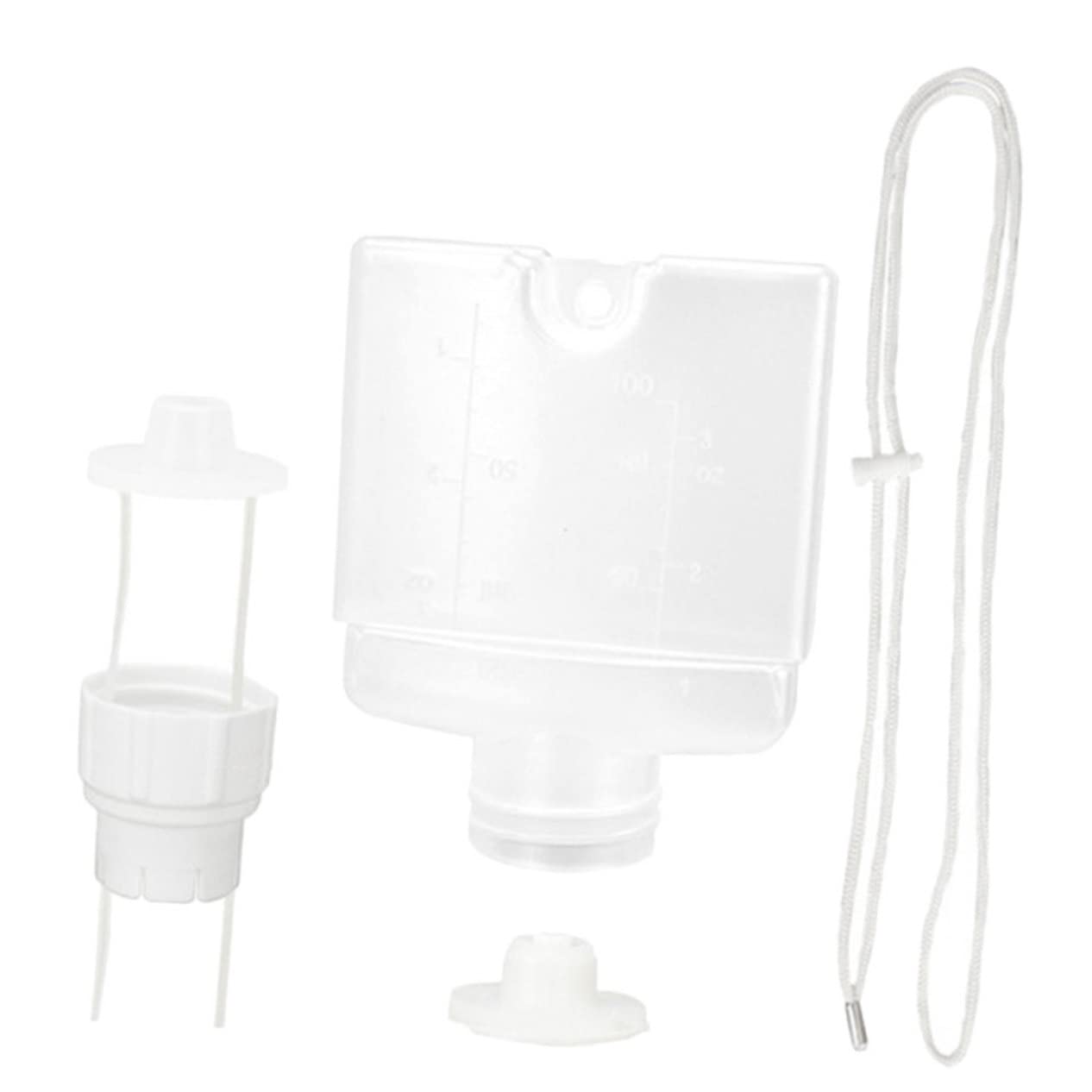Toyvian 5-Pack Newborn Baby Feeding Bottles with Supplemental System - Perfect for Infant Care, Breastfeeding, and On-the-Go Nutrition