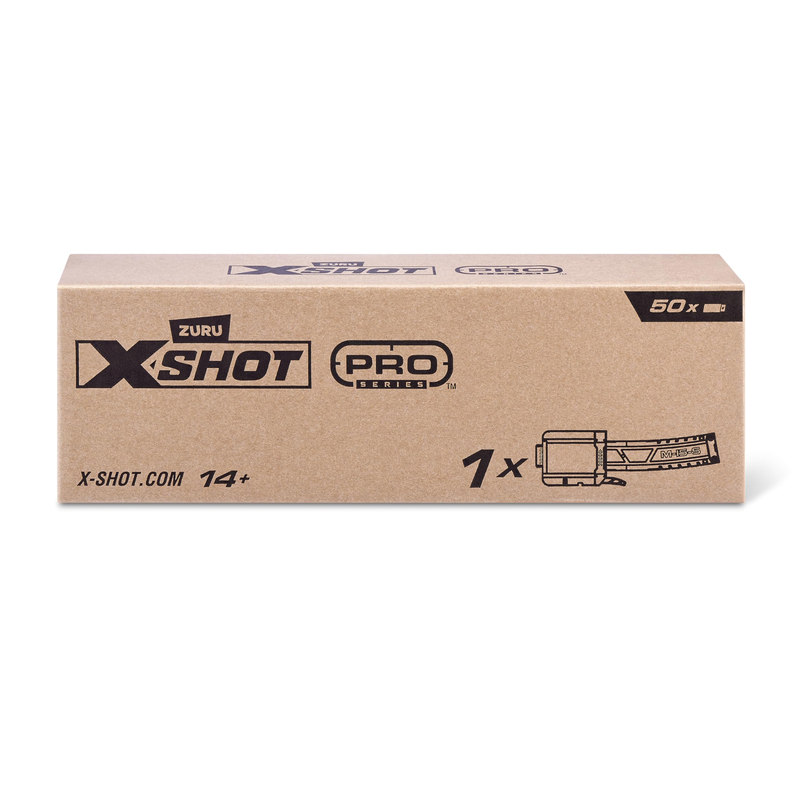 XShot Skins Pro Dart Clip with 50x Pro Darts - Foam Dart Blaster Accessory Compatible with Nerf, Dart Zone & Major Brands | Perfect for Outdoor Games, Backyard Battles & Team Competitions