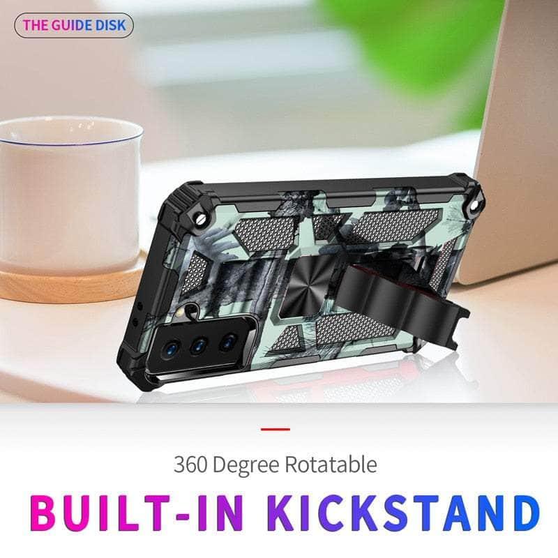Magnetic Kickstand Case for Samsung Galaxy S23 Plus - Secure Grip & Hands-Free Viewing - Perfect for Work, Travel & Entertainment