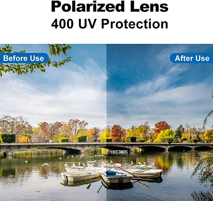 ROCKBROS Polarized Cycling Sunglasses for Men & Women - UV 400 Protection, Lightweight Sports Goggles for Biking, Running, Hiking & Outdoor Activities