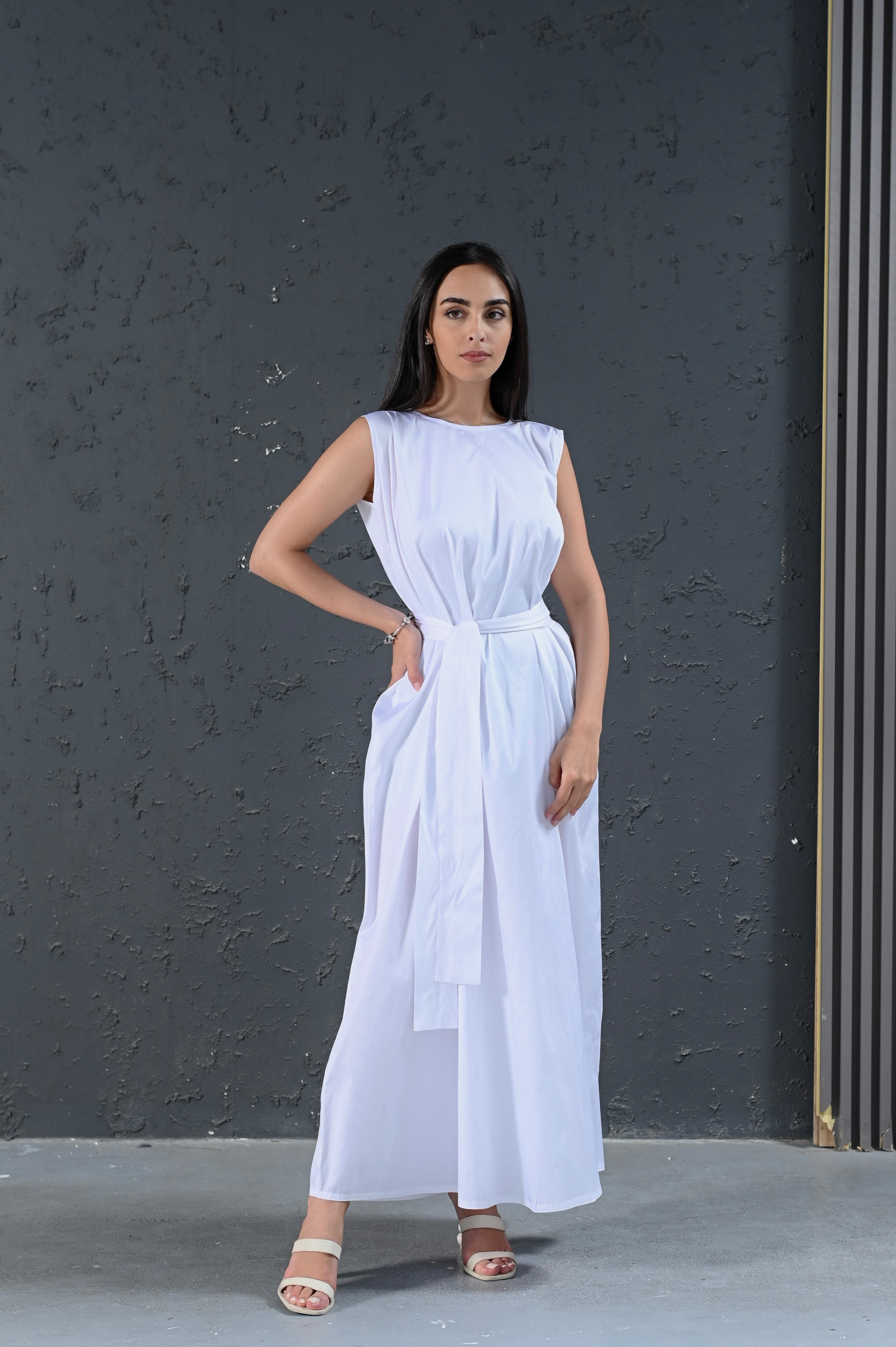 Elegant Shiny White Party Dress #236 - Perfect for Weddings, Prom & Evening Events