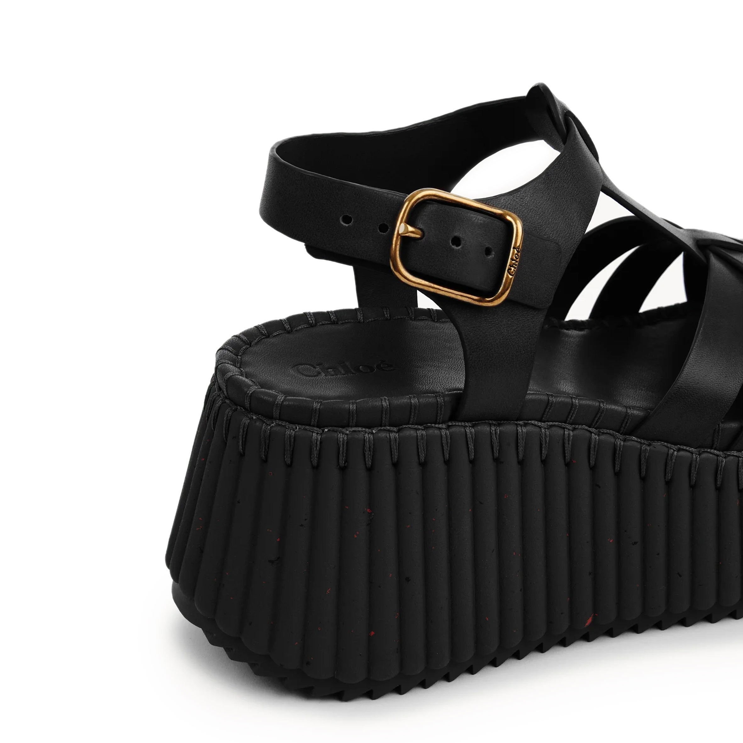Nama Wedge Sandals in Tonal Black - Stylish & Comfortable Women's Shoes for Casual Wear, Beach, and Summer Outfits