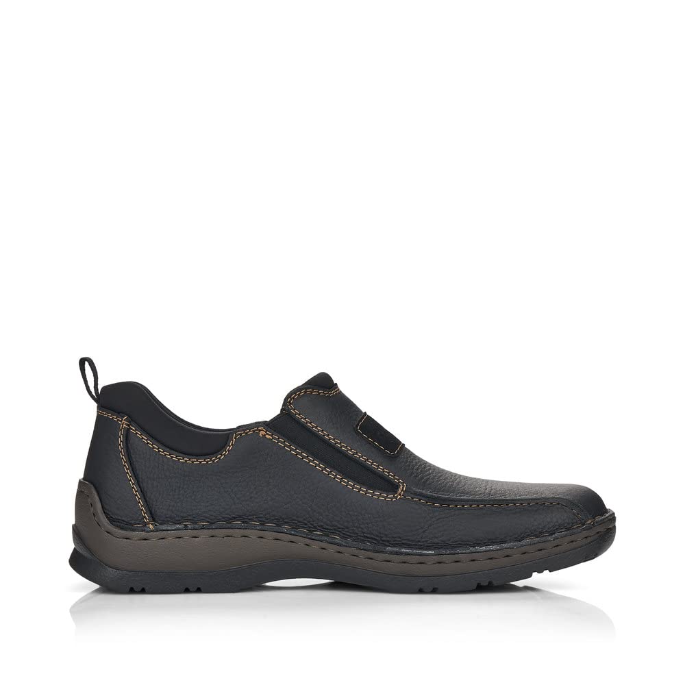 Rieker Men's Comfort Loafers - Slip-On Casual Shoes for Business & Leisure - Lightweight & Breathable for All-Day Wear