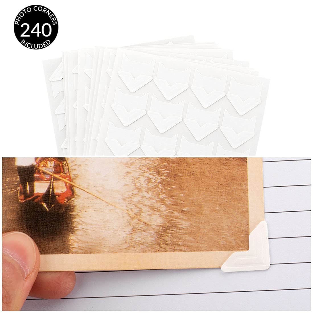 Andaz Press Personalized Memorial Guest Book with Gold Foil Accents - Ivory Peonies Design, 120 Pages, 8.5