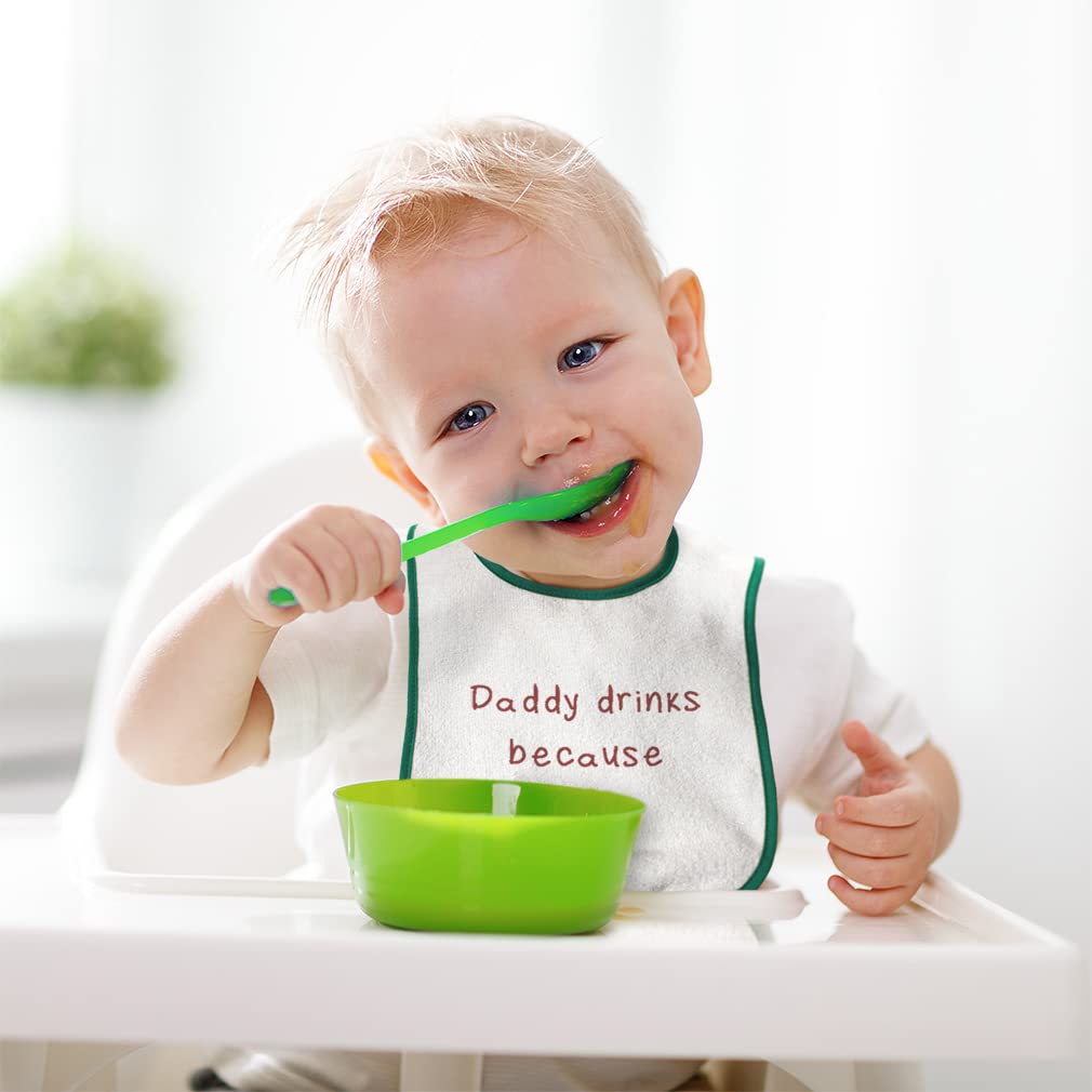 Funny Dad Baby Bibs & Burp Cloths Set - 