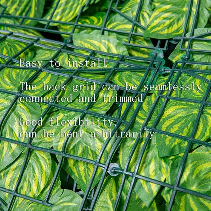 Artificial Leaf Privacy Screen - 200x200cm Green Faux Ivy Fence for Garden Decor, Wedding Backdrop & Outdoor Shade - Durable UV Resistant Decorative Fencing (WEWYQSJXBXF-220623) | Perfect for Patio Privacy, Balcony Cover & Event Decorations