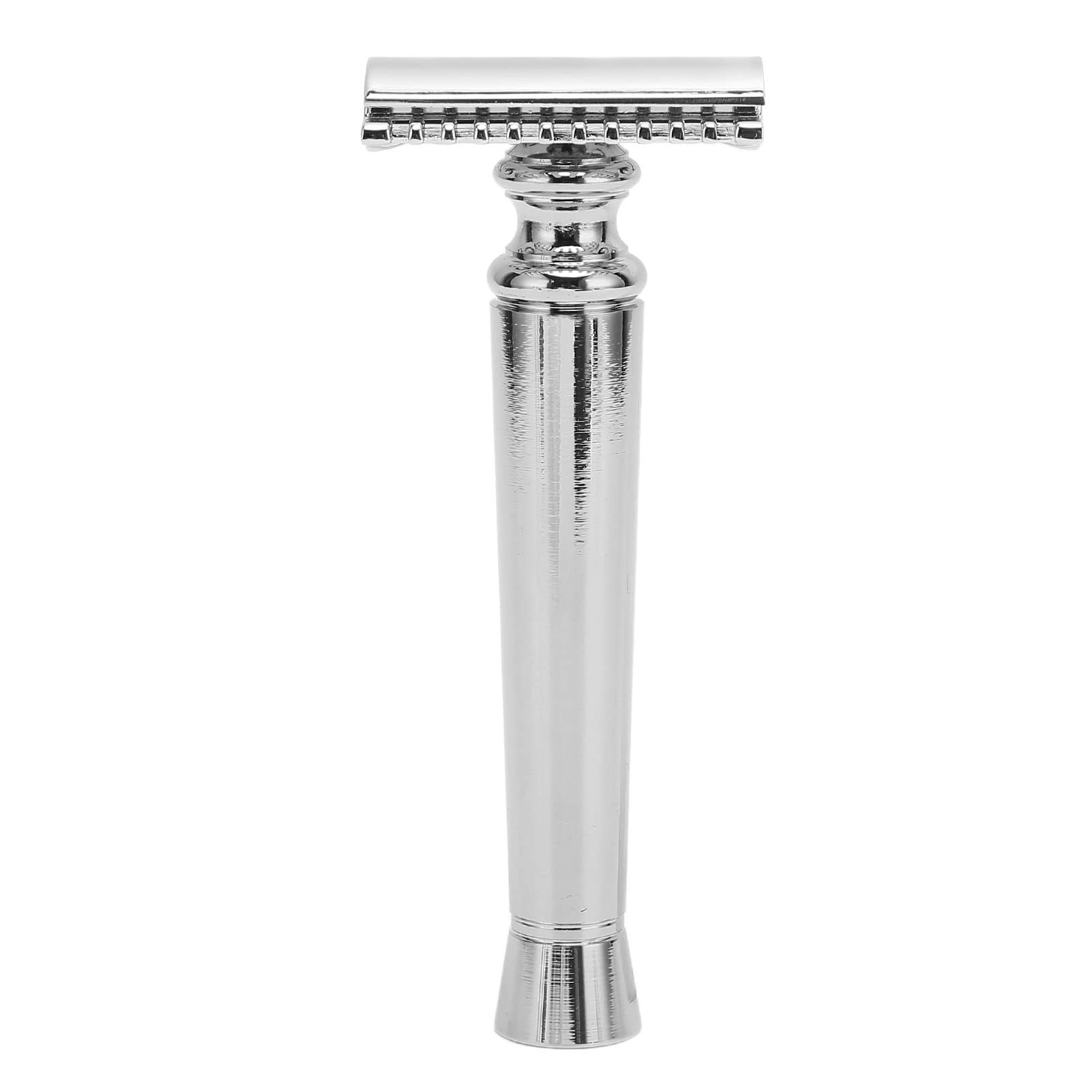 Vintage Safety Razor for Men - High-Quality Ergonomic Handle, Anti-Rust Stainless Steel, Classic Manual Shaver - Perfect for Home Barber, Salon Use & Travel Gifts (Silver, 3-Pack) | Smooth Shaving Experience for Daily Grooming & Travel Convenience