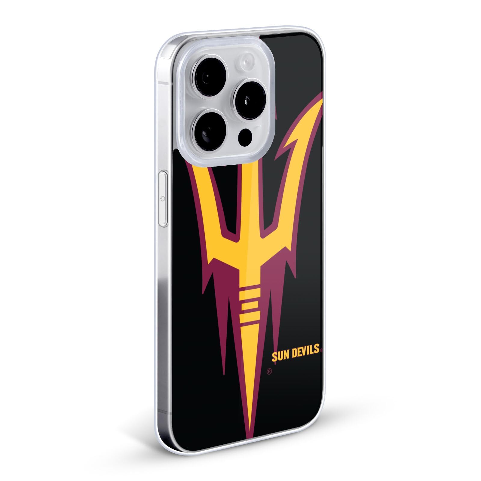 Official Arizona State University ASU Oversized Icon Soft Gel Case for Apple iPhone 7 Plus/8 Plus - Durable Protection with Stylish College Design - Perfect for Students, Alumni and Fans Showing School Spirit