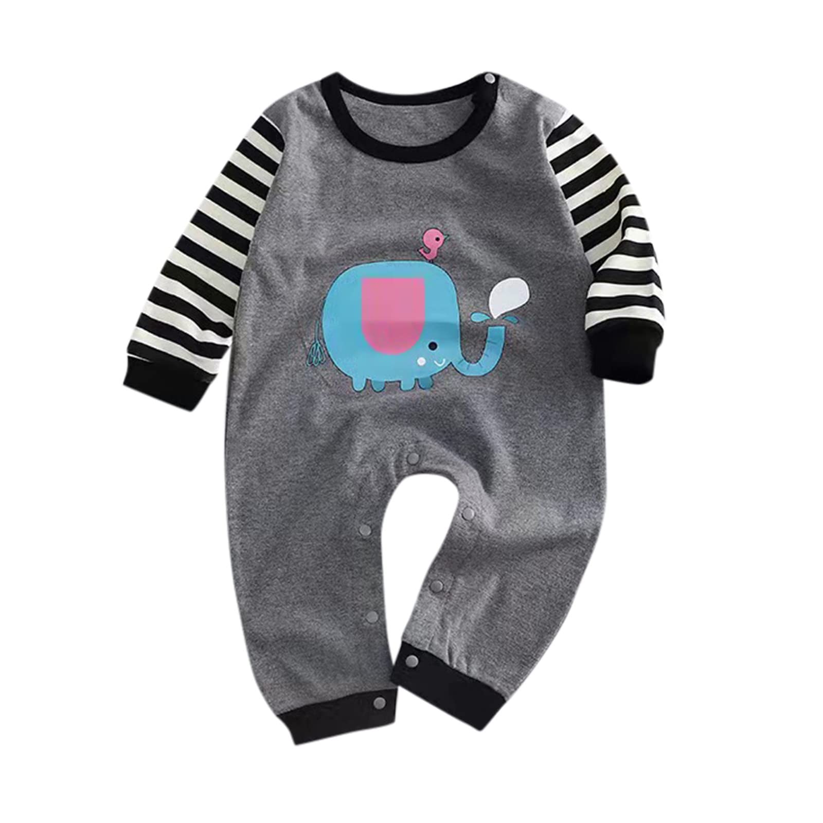 **Cute Baby Boy & Girl Clothes - Long Sleeve Animal Cartoon Romper for Newborn & Infant - Perfect Gift for Baby Showers & Birthdays**