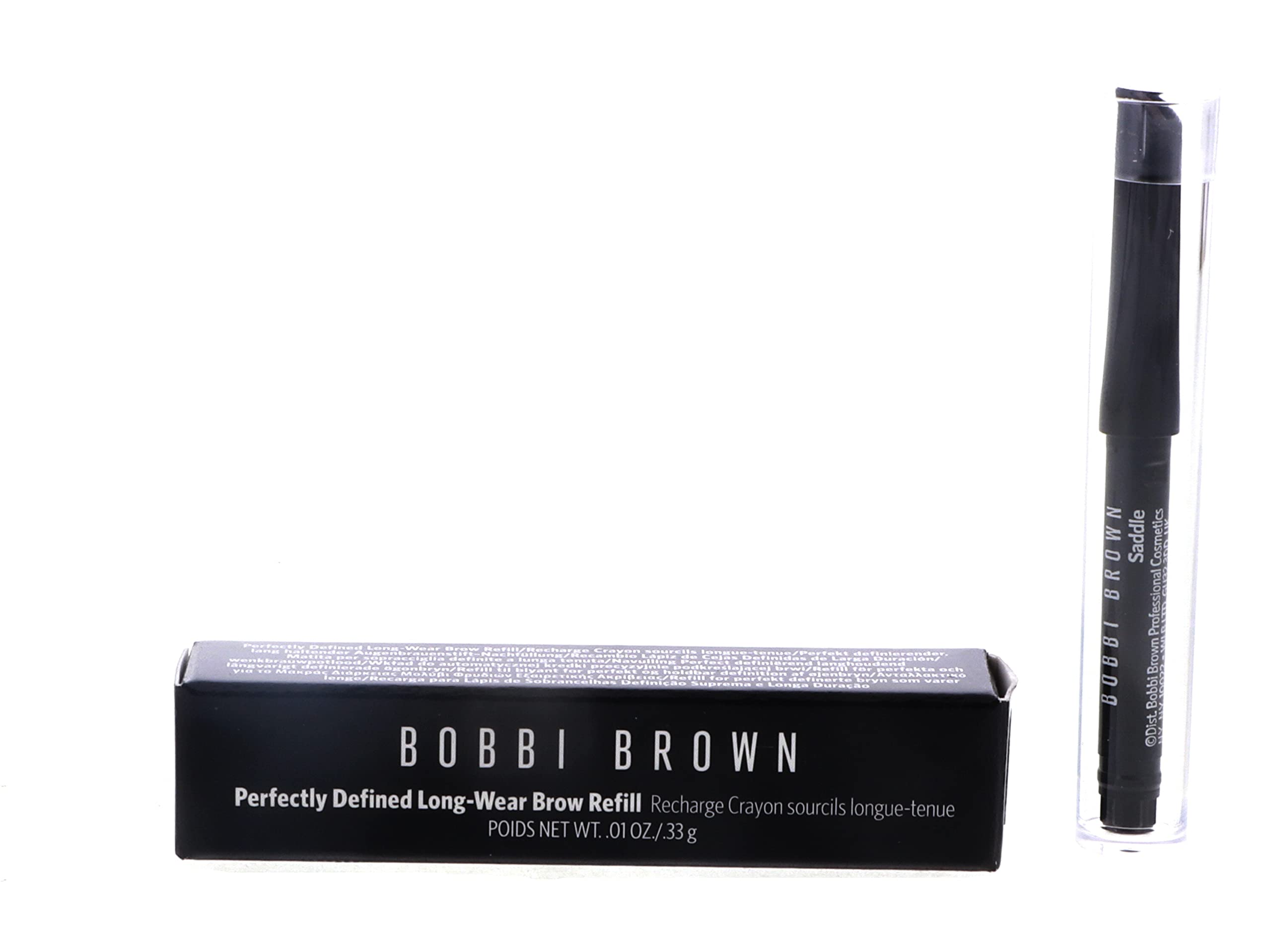Bobbi Brown Perfectly Defined Brow Pencil Refill - Saddle #7 - Natural-Looking Eyebrow Filler for Everyday Makeup & Professional Looks