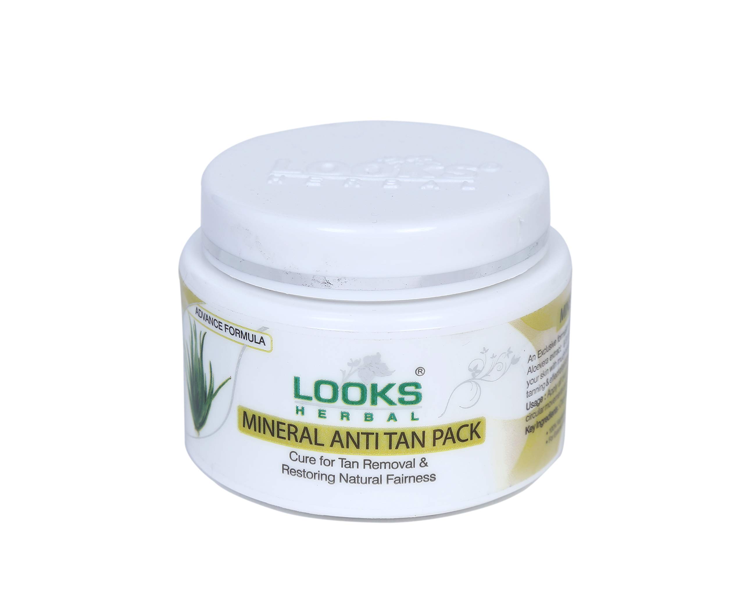 Mineral Anti-Tan Face Pack for Glowing Skin - Brightening Skin Care for Women & Men | Perfect for Daily Skincare & Sun Damage Repair