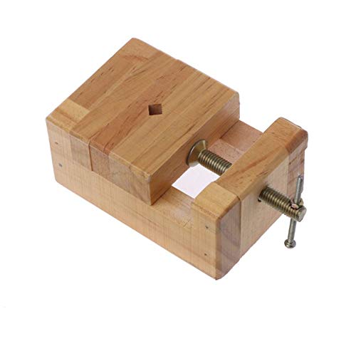 Mini Wood Flat Vise Clamp-On Bench Vise - Heavy Duty Woodworking Tool for Carving, Engraving & DIY Projects - Perfect for Workshop, Garage & Crafting