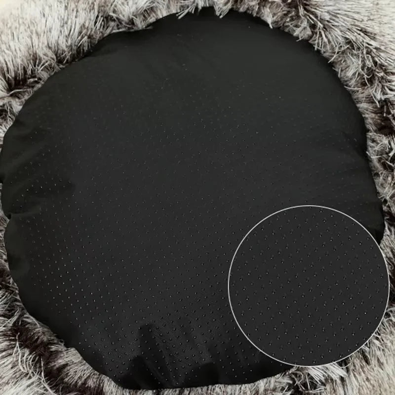 **Cozy Winter Plush Pet Bed - 2-in-1 Warm Sleep Nest for Small Dogs & Cats | Indoor Comfort for Cold Weather**