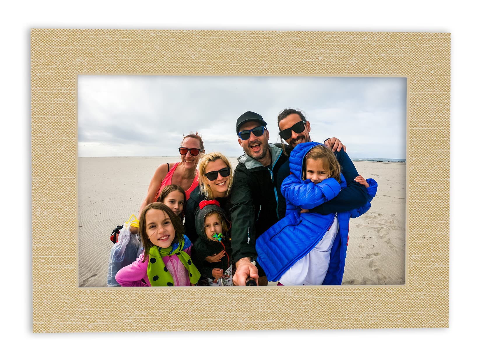 Premium 12x16 Linen Picture Frame Mats - White Core for 8.5x11 Photos - 10-Pack with Protective Bags & Backing Boards - Perfect for Home Decor, Gallery Walls, and Professional Displays
