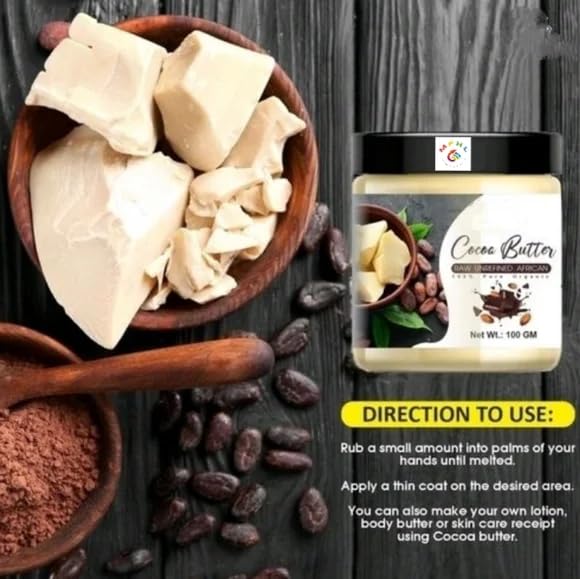 MFHL Organic Cocoa Butter Body Lotion for Dry Skin - Deep Moisturizing & Nourishing Cream - Natural Hydration for Face, Hands & Body - Perfect for Winter Care & Daily Skincare Routine