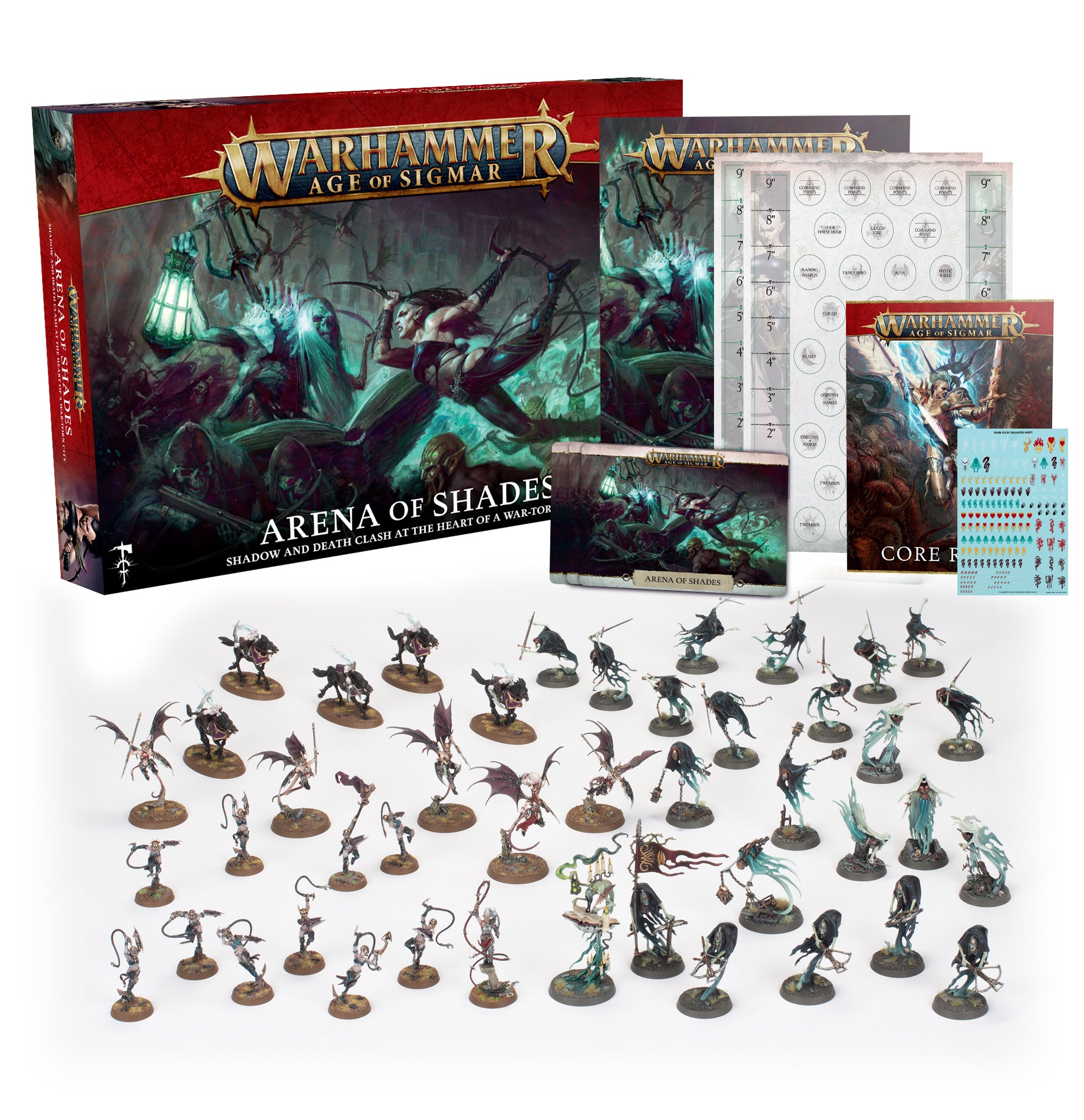 Age of Sigmar: Arena of Shades - Warhammer Fantasy Battle Game for Tabletop RPG & Miniature Wargaming Enthusiasts | Perfect for Competitive Play & Strategy Gaming Nights