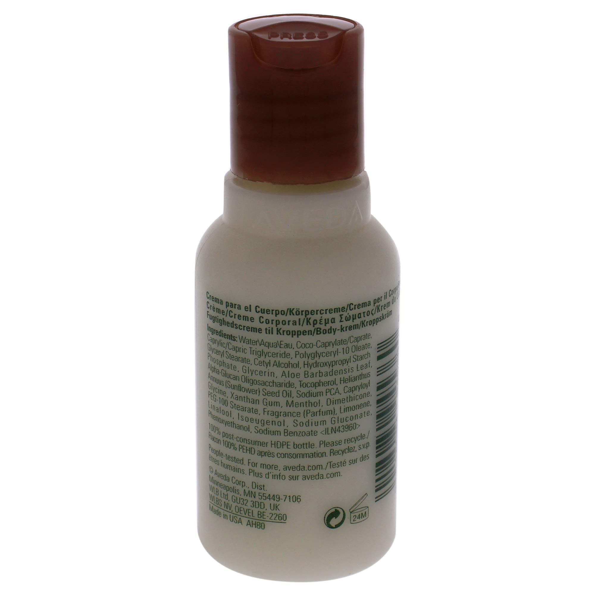 Aveda Rosemary Mint Body Lotion - 1.7 oz | Hydrating & Refreshing Moisturizer for Dry Skin | Perfect for Daily Use, Spa Days & Post-Workout Care