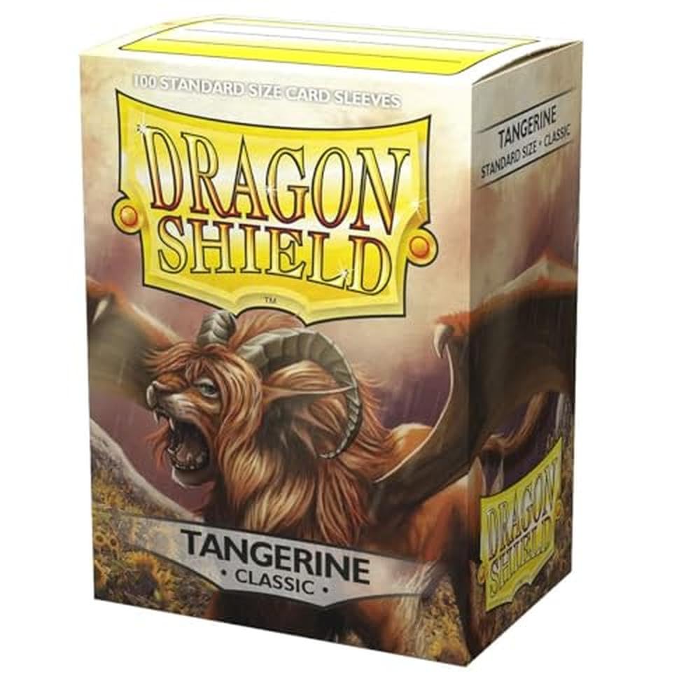 Dragon Shield Tangerine Sleeves - 100 Count Premium Card Protectors for MTG, Pokemon, and Yu-Gi-Oh! - Perfect for Gaming Tournaments & Collectible Card Storage