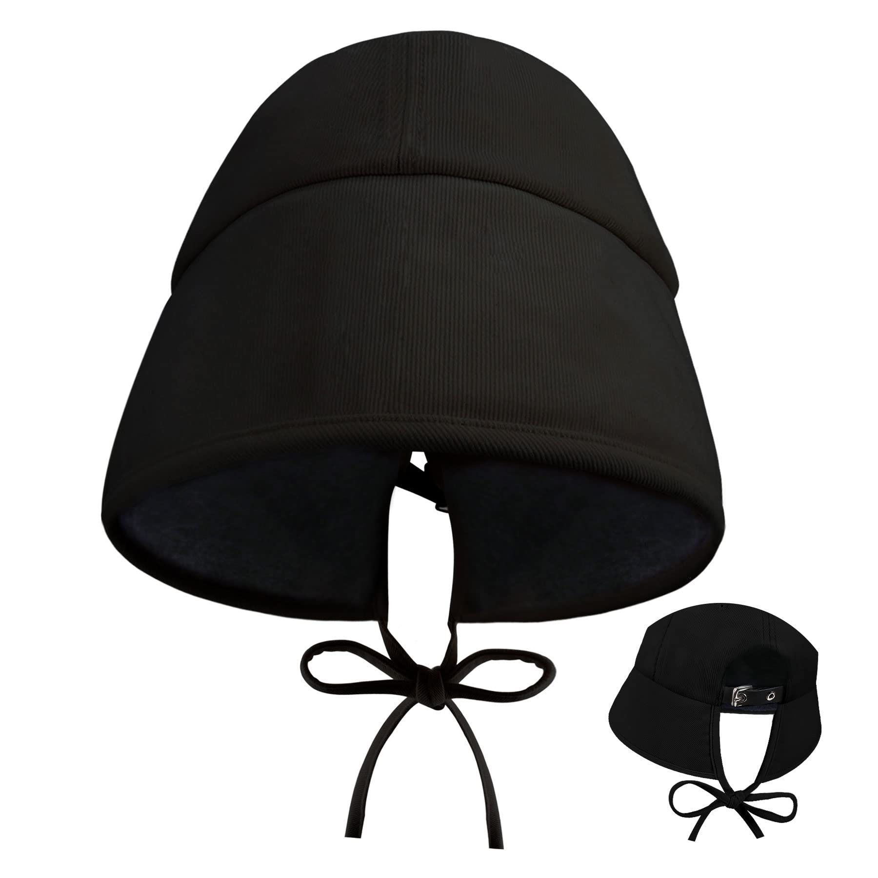 TreatMe Winter Bucket Hat for Women & Men - Adjustable Corduroy Fisherman Hat with Faux Fur Lining, Unisex Cuffed Beanie for Cold Weather | Cozy Outdoor Winter Accessory for Skiing, Snowboarding & Daily Wear
