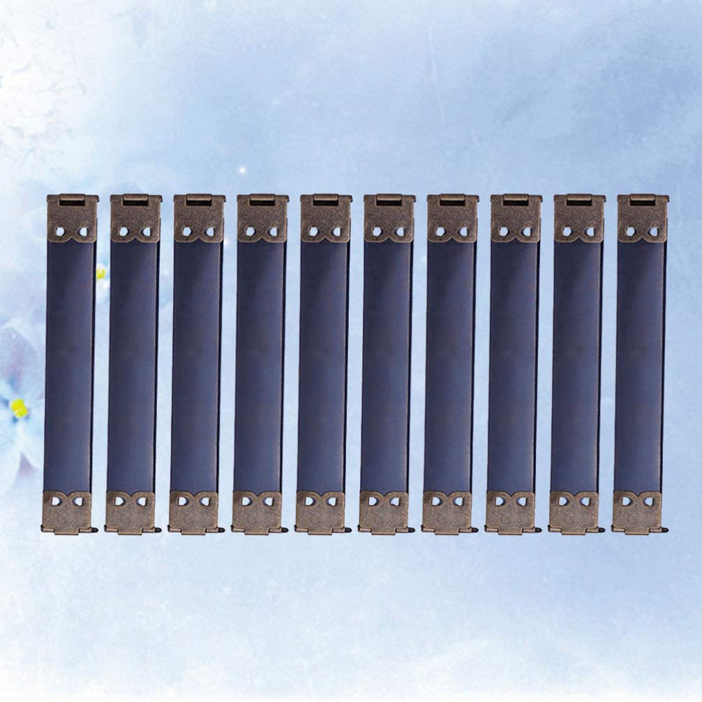 10pcs Handbag Hinges - Metal Internal Flex Frames for DIY Purse Making, Spring Clip Bag Hardware Accessories - Perfect for Handbag Repair & Crafting Projects