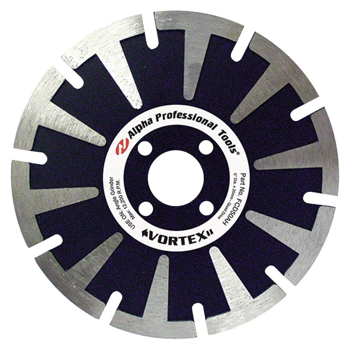 Alpha Vortex Blade for Granite - Premium Diamond Saw Blade for Granite Cutting - Perfect for Kitchen Countertops, Tile Installation & Stone Fabrication