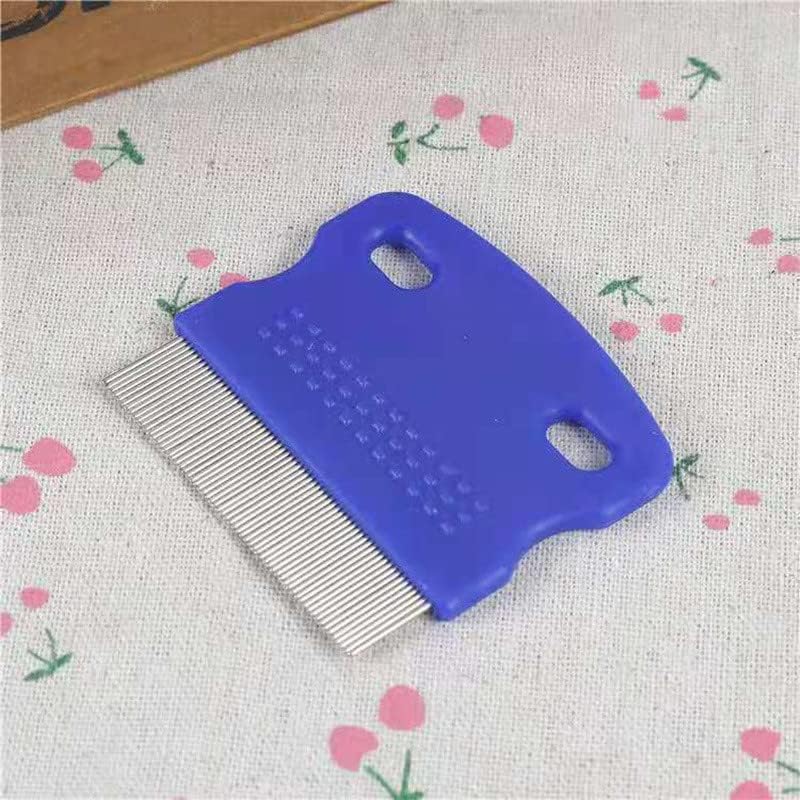 MAPPERZ Stainless Steel Lice Comb with Metal Teeth - Professional Nit & Egg Remover for Head Lice Treatment - Perfect for Home, School & Travel Use