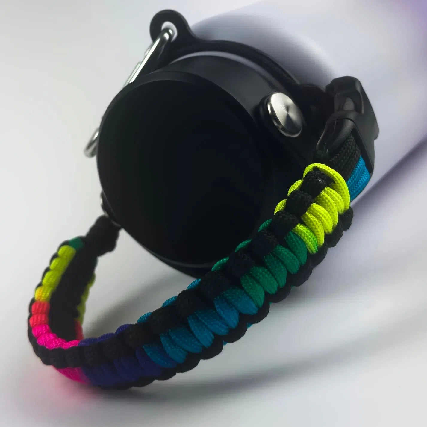 Paracord Handle with Clip for Water Bottles - Durable & Adjustable for Hiking, Camping, and Outdoor Adventures