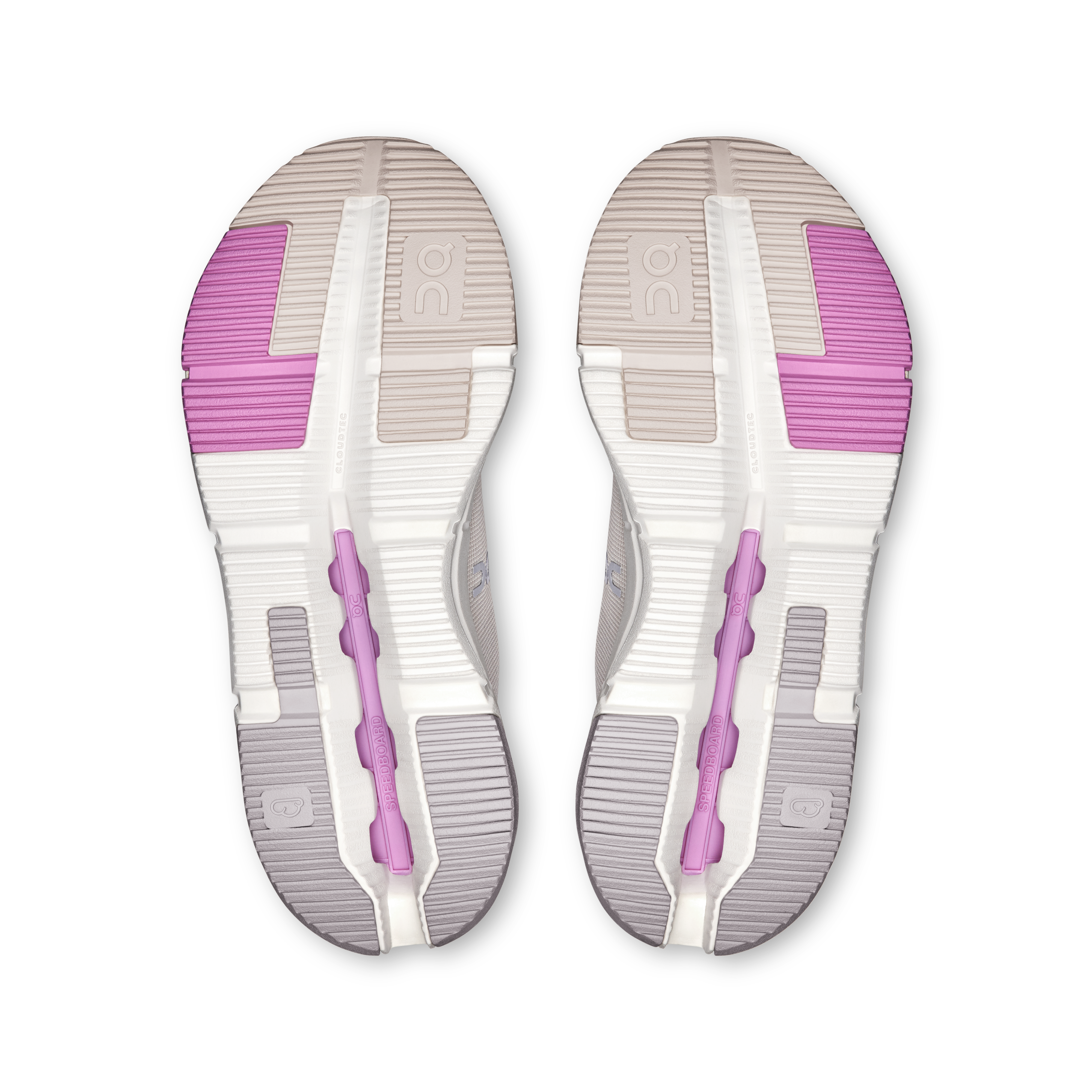 On Running Women's Cloudnova Form 2 Running Shoes - Lightweight & Breathable Pearl/Raspberry Color for Jogging, Gym Workouts & Daily Wear
