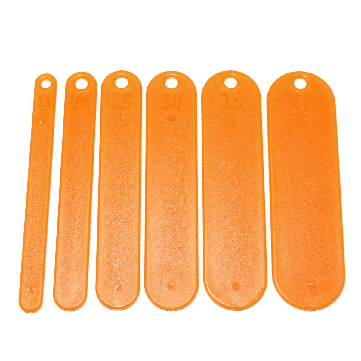 6pcs Fishing Netting Shuttles Kit - 6 Sizes Plastic Net Making & Repair Tools for Fishing Nets - Durable Fishing Accessories & Supplies for DIY Net Weaving, Boat Fishing, and Outdoor Survival Gear