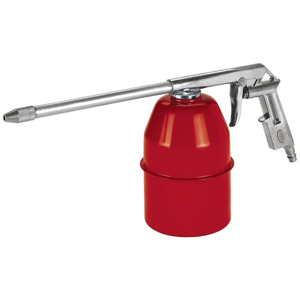 Einhell Grey Paint Spray Gun with Suction Tumbler - Professional Air Spray Gun for Home DIY, Woodworking & Automotive Painting Projects