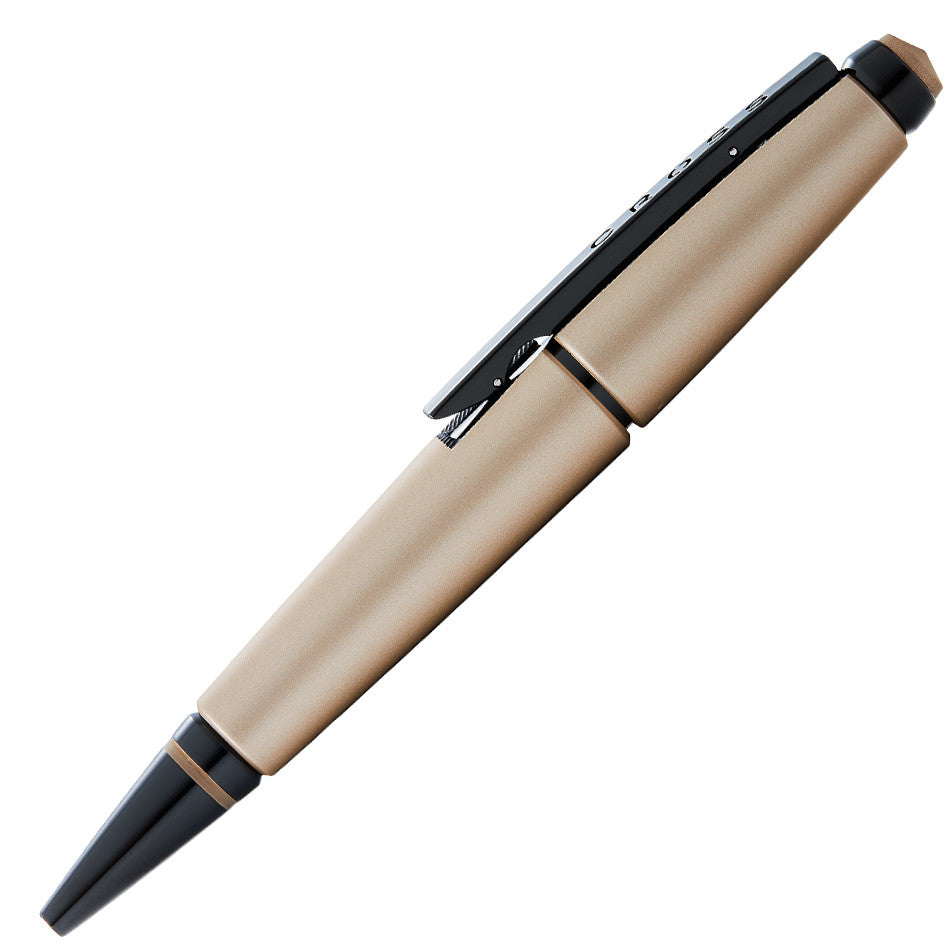 Premium Cross Edge Telescopic Selectip Rollerball Pen - Matte Hazelnut Finish for Smooth Writing | Ideal for Office, School & Journaling