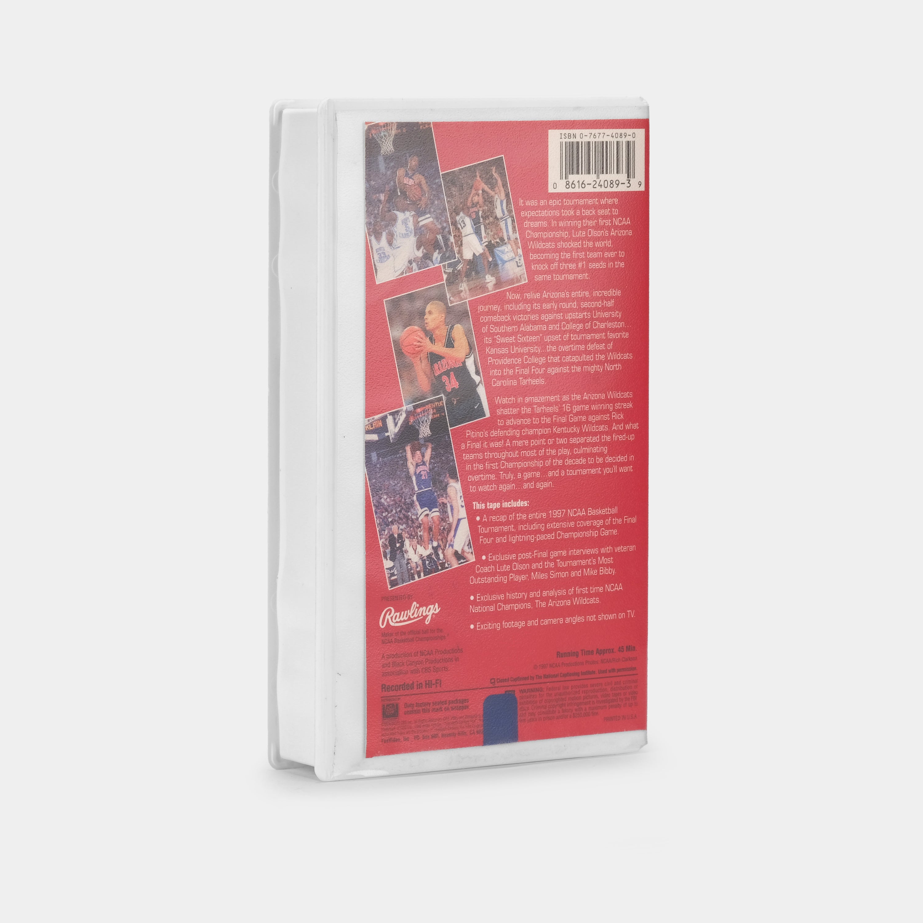 Cool Cats: 1997 NCAA Championship Official Video VHS Tape - Relive the Historic Basketball Moments & Perfect for Sports Memorabilia Collectors